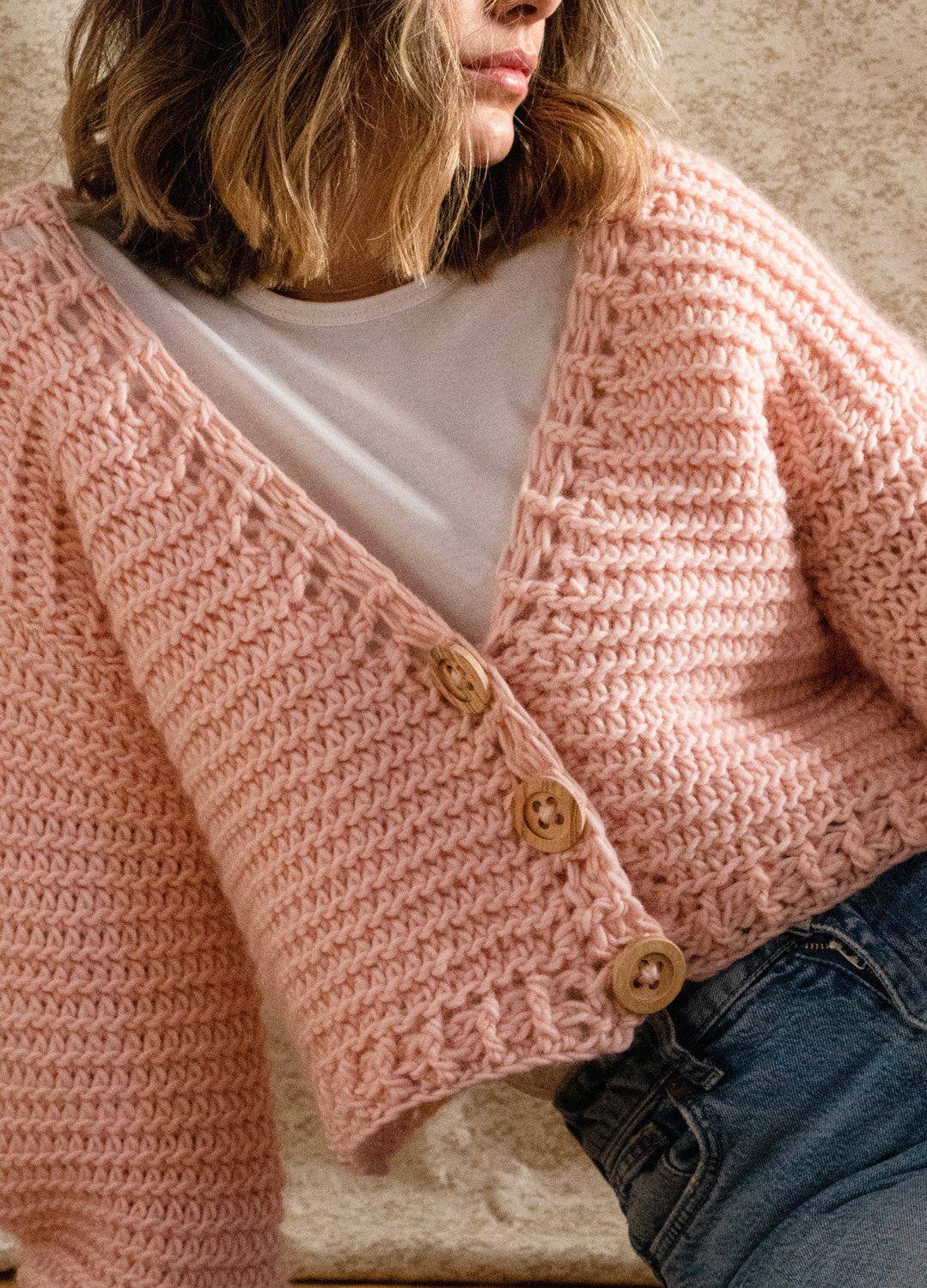 Crochet cardigan deals